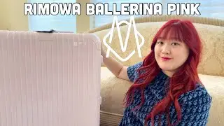 RIMOWA Ballerina Pink💖💕💞 RIMOWA Check In L Поликарбонат | Распаковка RIMOWA