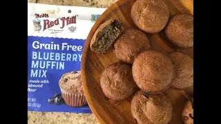 Bob's Red Mill - Grain Free Blueberry Muffin Mix (Made with almond flour, Non-GMO)