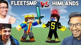 Himlands VS Fleet SMP Comparison In Minecraft Funny Moments