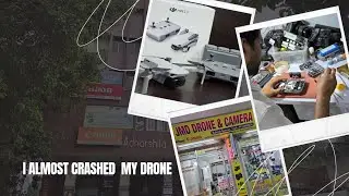 I Almost Crashed My Drone In Ganga River. @Swamivlogss