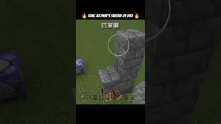 🔥KING ARTHUR'S FIRE SWORD🔥| Minecraft tutorial Short viral #minecraft #tutorial #shorts #gaming