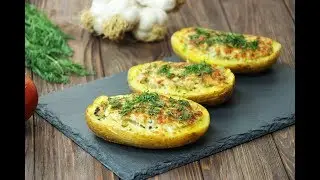 УЖИН НА ВСЮ СЕМЬЮ ✧ Запечённый Фаршированный Картофель✧ Twice Baked Potato Recipe