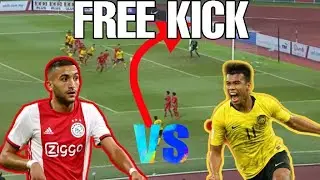 HAKIM ZIYECH VS SAFAWI RASHID (FREE KICK)