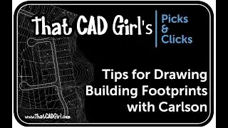 Tips for Drawing Building Footprints with Carlson Software
