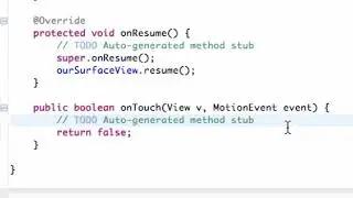 Android Application Development Tutorial   71   Setting up the OnTouch Method   YouTube