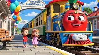 Timmy and Lily Ride the Learning Train 🚂 | Fun Baby Songs & Nursery Rhymes for Kids