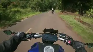 Motorcycle Country ride in Kalaheo, Kauai.  Our Hawaii life