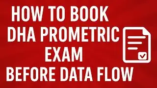 How to Schedule/ book DHA Prometric Exam before Data flow? Complete details #dha #prometricexam #dxb