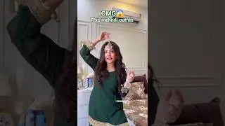 How 💚 Made  Mehndi Outfit from Meesho Fabric 👗 | Budget Wedding Look