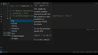 FS Module in NodeJs