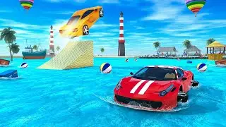 Crazy Car Water Surfing Hunt simulator #1 Android gameplay #gaming #technogamerz