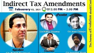 Union Budget 2021 - Indirect Tax Amendments