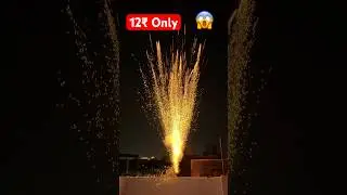 12₹ Unique Crackling Wala Anar 🎆😱#shorts #testing #fireworks #trending