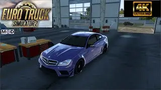 MERCEDES BENZ C63 AMG || MOD || EURO TRUCK SIMULATOR 2 V1.45