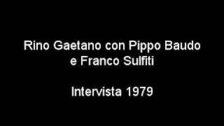 Rino Gaetano con Pippo Baudo e Franco Sulfiti (dicembre1979)