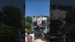 Khammam Congress Leaders entry at Khammam after election results #telanganacongressparty #jaicongres