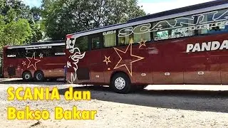 MANUVER PARKIR Bus Pariwisata Mewah