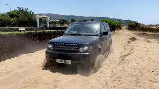 Range Rover Sport almost got stuck in sand!