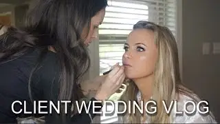 CLIENT WEDDING VLOG | Being a Makeup Artist