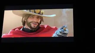 McCree Cinematic Reveal Overwatch Reunion Animated Short&mdash;BlizzCon 2018 Mythic Stage Crowd Reaction