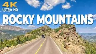 Rocky Mountain National Park【4K】| Grand Lake to Estes Park | Trail Ridge Road Complete Scenic Drive