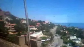 Warm Train Journey - South Coast France Mediterranean