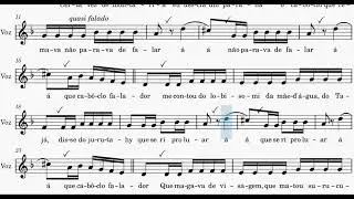 Uirapuru - Linha melódica
