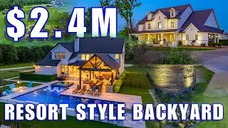 Inside a $2.4M Argyle TX Estate with Private Golf Hole + Resort Pool | North Dallas Living