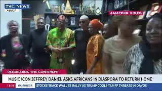 Music Icon Jeffrey Daniel Asks Africans In Diaspora To Return Home