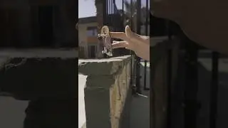 Landing a Double KickFlip on my FINGERBOARD 🌞🛹 #UniqueDecks #Fingerboarding #DoubleKickflip