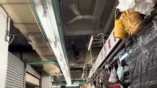 Many SMC K56, K48 industrial ceiling fans, high velocity Wing Ton, Rita, Osborne fans at a market