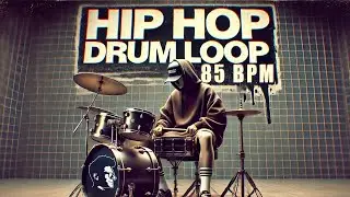 4 Hip Hop drum loops 85 BPM // The Hybrid Drummer
