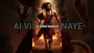 ✅ai video kaise banaye free🔥#devotional #hanuman #short