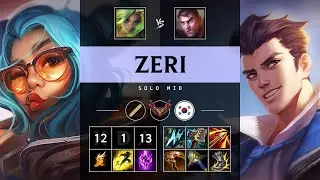 Zeri Mid vs Jayce: Legendary - KR Grandmaster Patch 14.24