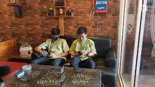 Jam istirahat makan siang di Duta Cafe