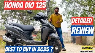 2025 Honda Dio 125 | Best scooter to buy in 2025? Detailed review | DBUnboxing #hondadio125