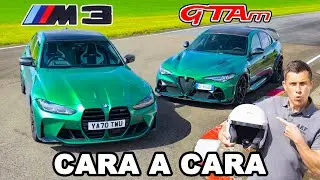 BMW M3 vs Alfa Giulia GTAm: ¡Reseña, 0-100km/h y tiempo de vuelta!