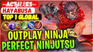 Outplay Ninja Perfect Ninjutsu [ Top 1 Global Hayabusa ] ~Acђiℓℓes~ - Mobile Legends Gameplay Build