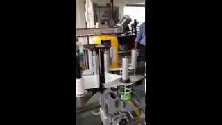 Front Back (Two Side) Jar Container bottle Labelling Machine
