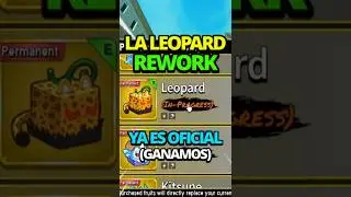 LEOPARD REWORK IS OFFICIAL #roblox #bloxfruits #bloxfruit