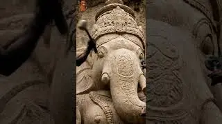 🕉️🙏Mountain-Carved Lord Ganesha | Ancient Stone Art Meets Divine Power 🙏 #jayshreeganesha #ganesha