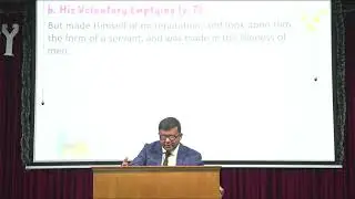 The Hidden Glory of Christmas |  Phil 2:5-8 & Rev 1:5-8 - Iboyaima Singh - 21.12.2025