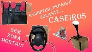 Hshifter  e volante caseiro!!!! sem zona morta, bem explicado!!!