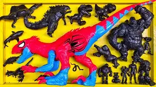 Dinosaurus Jurassic World Dominion: T-rex, Brachiosaurus, Catnap, King Kong, Godzilla, Skibidi