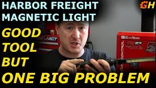 САМАЯ БОЛЬШАЯ проблема с магнитным складным тонким светодиодным фонарем Harbor Freight