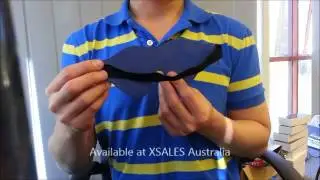 EricStanton  Blue Leather Blindfold