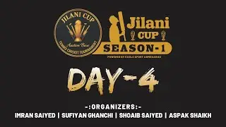 DAY 4 || JILANI CUP TENNIS CRICKET TOURNAMENT || 📽️ live broadcast by  A ONE CRICKET