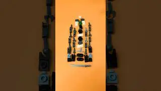 How to build a fun robot with building blocks #buildingblocks #brickbuilder #buildingbricks #moc