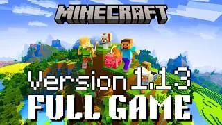 Minecraft 1.13 Full Game Walkthrough | The Aquatic Update (No Commentary)