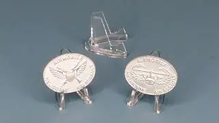 Aluminum Challenge Coins Plus Coin Display Stands